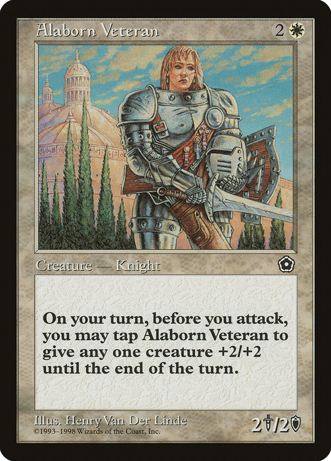 Alaborn Veteran [Portal Second Age] Magic: The Gathering
