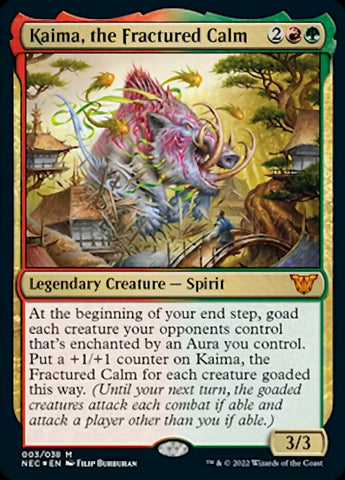 Kaima, the Fractured Calm [Kamigawa: Neon Dynasty Commander] Magic: The Gathering