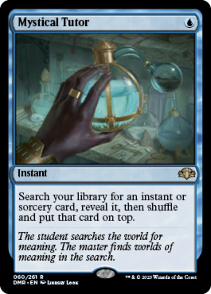 Mystical Tutor [Dominaria Remastered] Magic: The Gathering