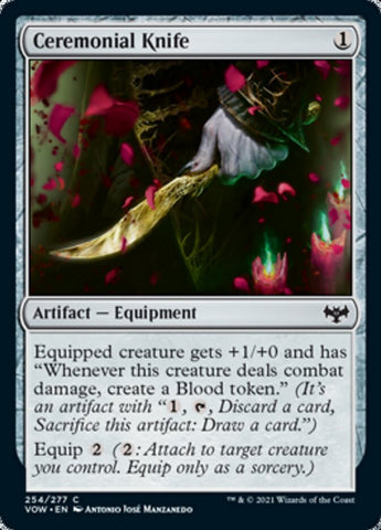 Ceremonial Knife [Innistrad: Crimson Vow] Magic: The Gathering