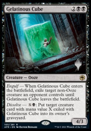 Gelatinous Cube (Promo Pack) [Dungeons & Dragons: Adventures in the Forgotten Realms Promos] Magic: The Gathering