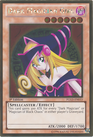 Dark Magician Girl [PGLD-EN033] Gold Rare Yu-Gi-Oh!