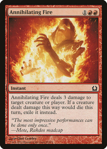 Annihilating Fire [Return to Ravnica] Magic: The Gathering