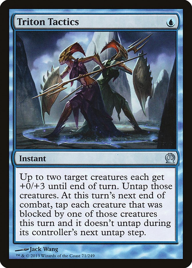 Triton Tactics [Theros] Magic: The Gathering
