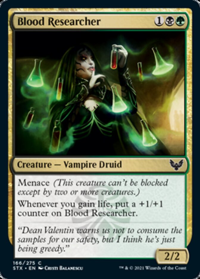 Blood Researcher [Strixhaven: School of Mages] Magic: The Gathering