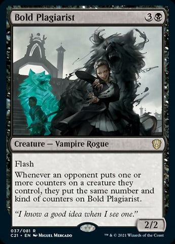 Bold Plagiarist [Commander 2021] Magic: The Gathering
