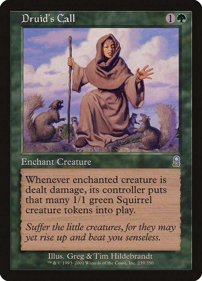 Druid's Call [Odyssey] Magic: The Gathering