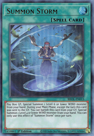 Summon Storm [BROL-EN015] Ultra Rare Yu-Gi-Oh!