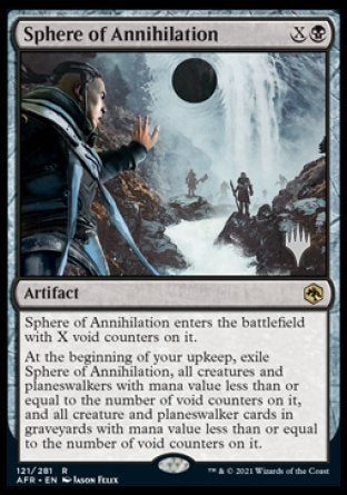 Sphere of Annihilation (Promo Pack) [Dungeons & Dragons: Adventures in the Forgotten Realms Promos] Magic: The Gathering