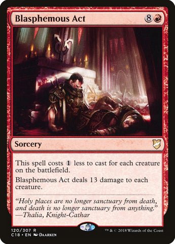 Blasphemous Act [Commander 2018] Magic: The Gathering