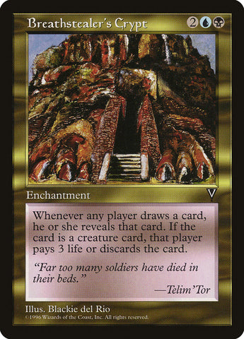 Breathstealer's Crypt [Visions] Magic: The Gathering