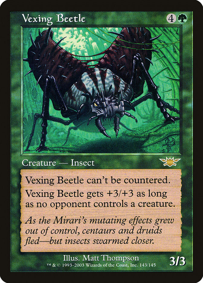 Vexing Beetle [Legions] Magic: The Gathering