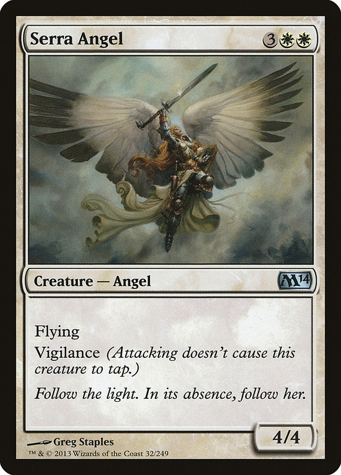 Serra Angel [Magic 2014] Magic: The Gathering