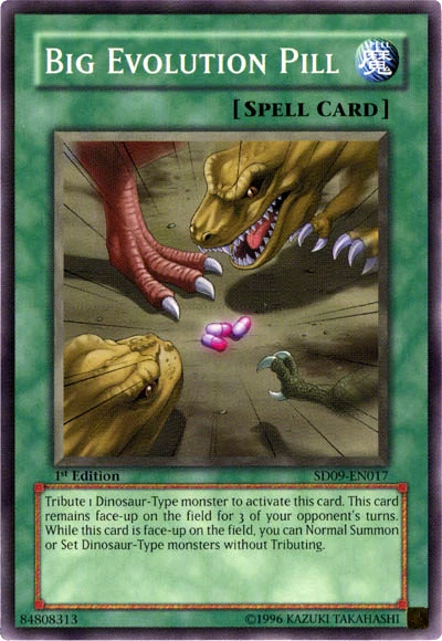 Big Evolution Pill [SD09-EN017] Common Yu-Gi-Oh!