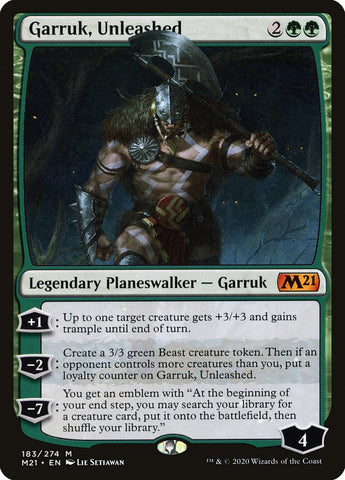Garruk, Unleashed [Core Set 2021] Magic: The Gathering