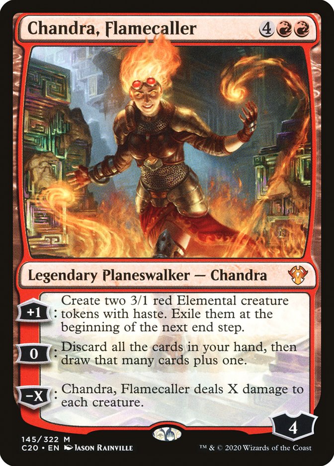 Chandra, Flamecaller [Commander 2020] Magic: The Gathering