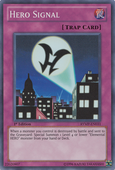 Hero Signal [RYMP-EN031] Super Rare Yu-Gi-Oh!