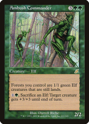 Ambush Commander [Scourge] Magic: The Gathering