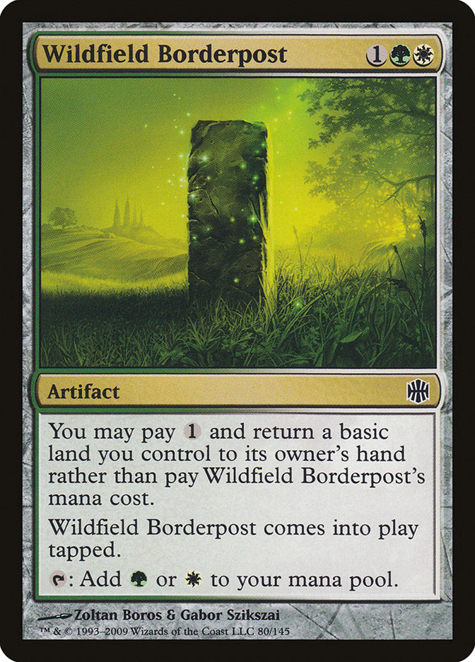 Wildfield Borderpost [Alara Reborn] Magic: The Gathering