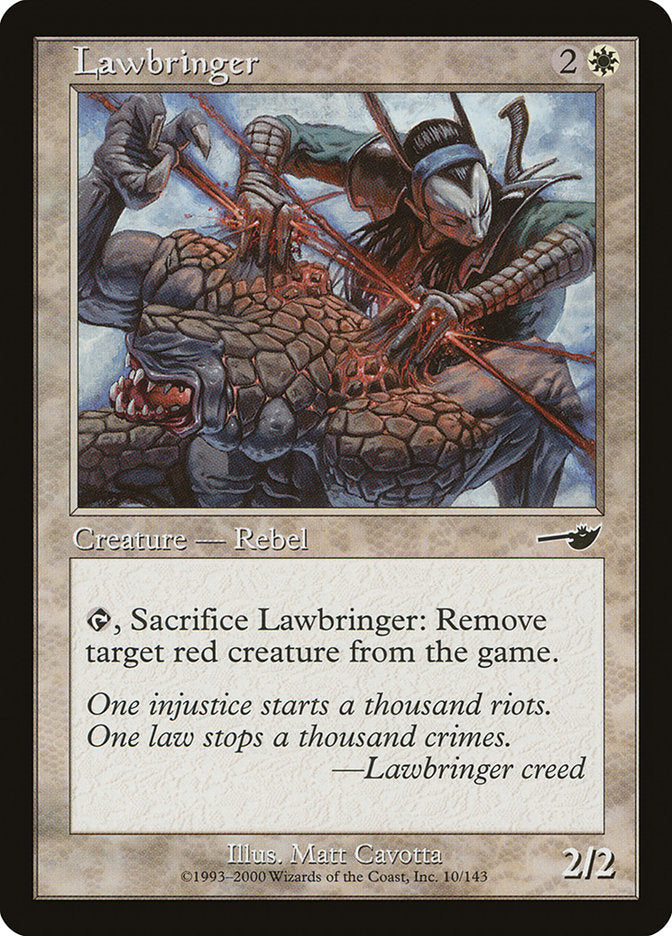Lawbringer [Nemesis] Magic: The Gathering
