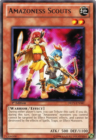 Amazoness Scouts [DREV-EN081] Rare Yu-Gi-Oh!