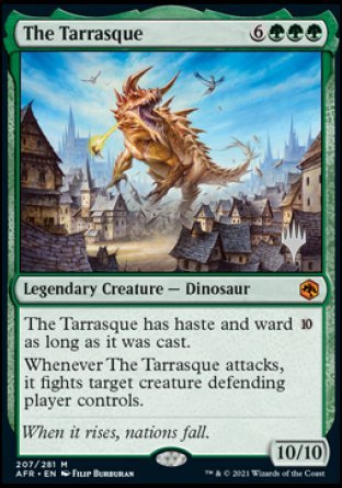 The Tarrasque (Promo Pack) [Dungeons & Dragons: Adventures in the Forgotten Realms Promos] Magic: The Gathering