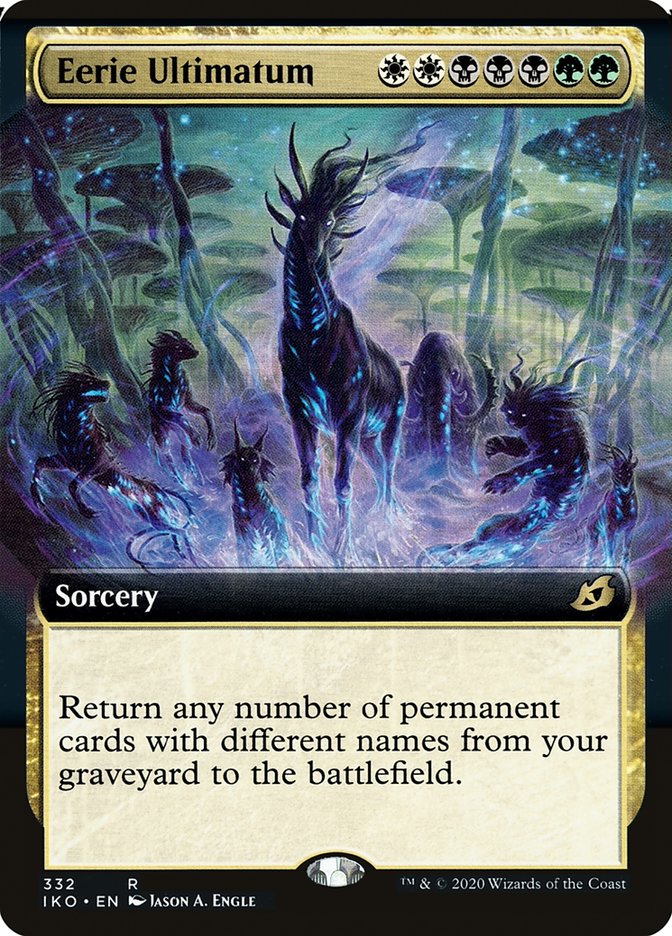 Eerie Ultimatum (Extended Art) [Ikoria: Lair of Behemoths] Magic: The Gathering