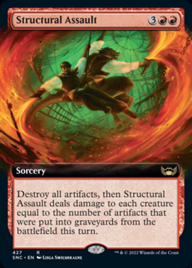 Structural Assault (Extended Art) [Streets of New Capenna] Magic: The Gathering