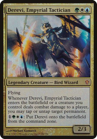 Derevi, Empyrial Tactician (Oversized) [Commander 2013 Oversized] Magic: The Gathering