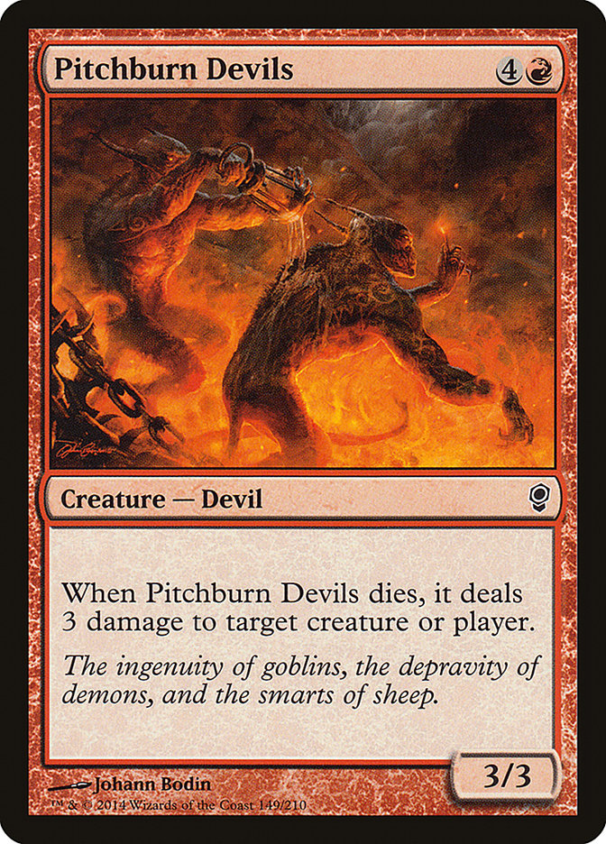 Pitchburn Devils [Conspiracy] Magic: The Gathering