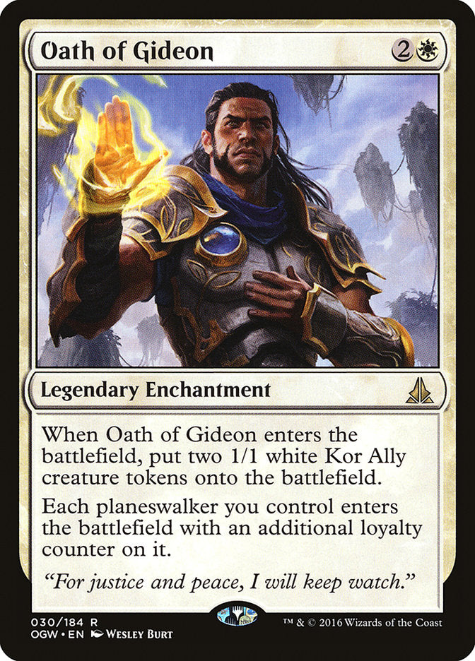 Oath of Gideon [Oath of the Gatewatch] Magic: The Gathering