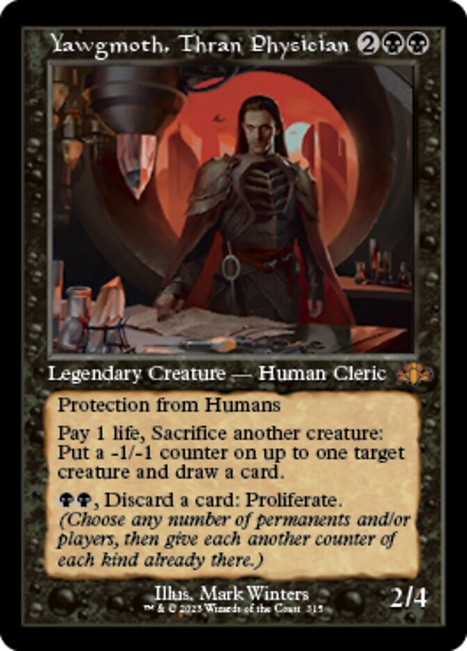Yawgmoth, Thran Physician (Retro) [Dominaria Remastered] Magic: The Gathering