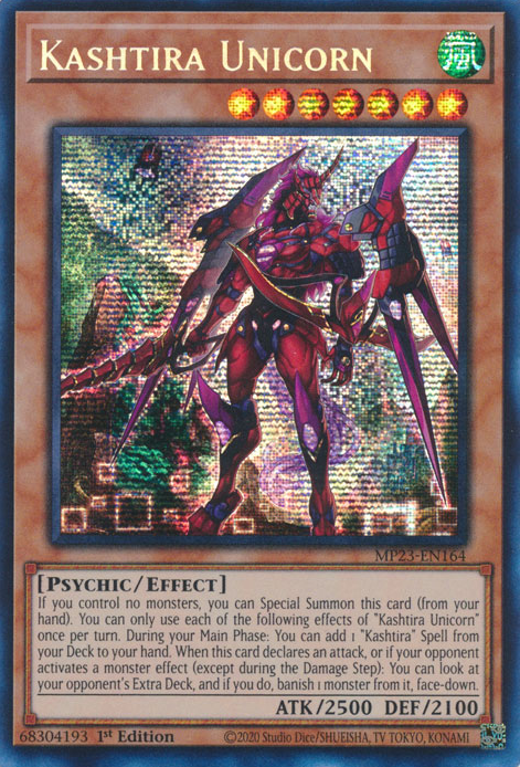 Kashtira Unicorn [MP23-EN164] Prismatic Secret Rare Yu-Gi-Oh!
