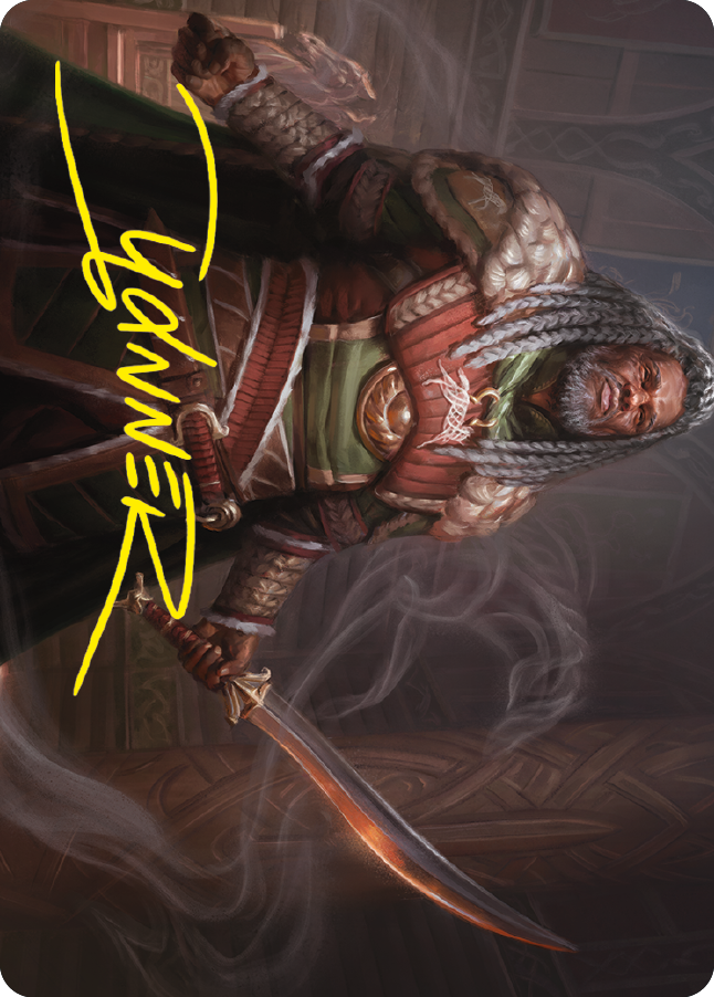 Theoden, King of Rohan Art Card (Gold-Stamped Signature) [The Lord of the Rings: Tales of Middle-earth Art Series] Magic: The Gathering