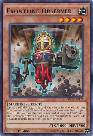 Frontline Observer [SECE-EN039] Rare Yu-Gi-Oh!