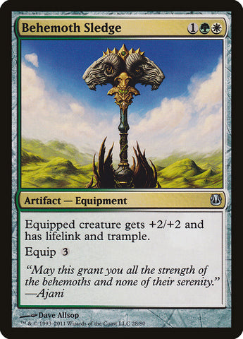 Behemoth Sledge [Duel Decks: Ajani vs. Nicol Bolas] Magic: The Gathering