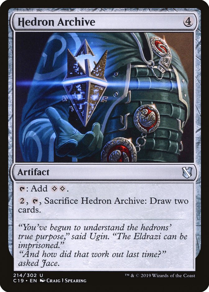 Hedron Archive [Commander 2019] Magic: The Gathering