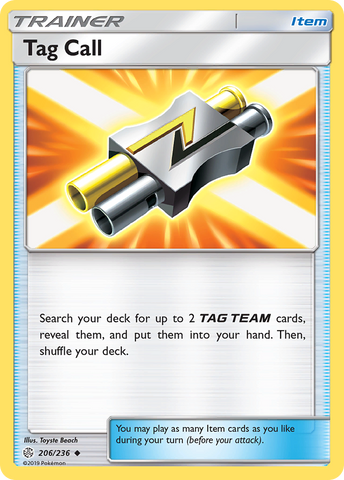 Tag Call (206/236) [Sun & Moon: Cosmic Eclipse] Pokémon