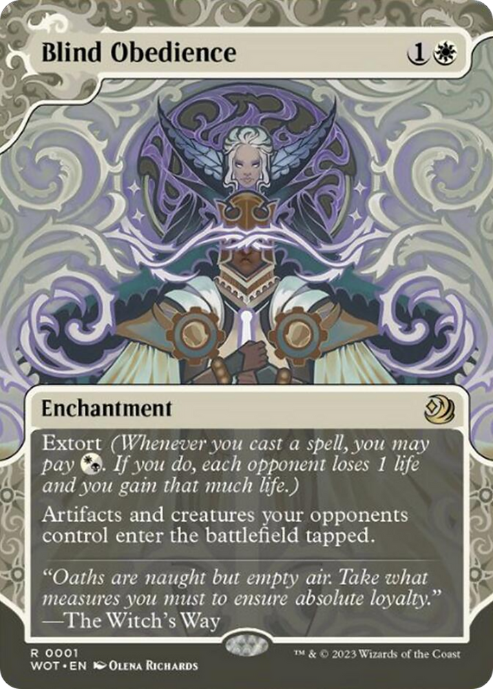 Blind Obedience [Wilds of Eldraine: Enchanting Tales] Magic: The Gathering