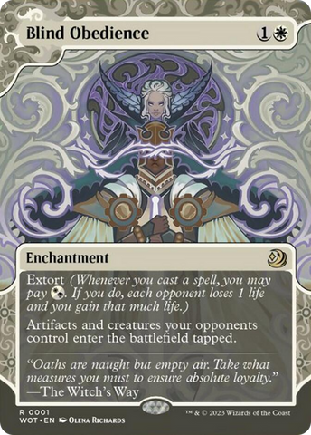 Blind Obedience [Wilds of Eldraine: Enchanting Tales] Magic: The Gathering