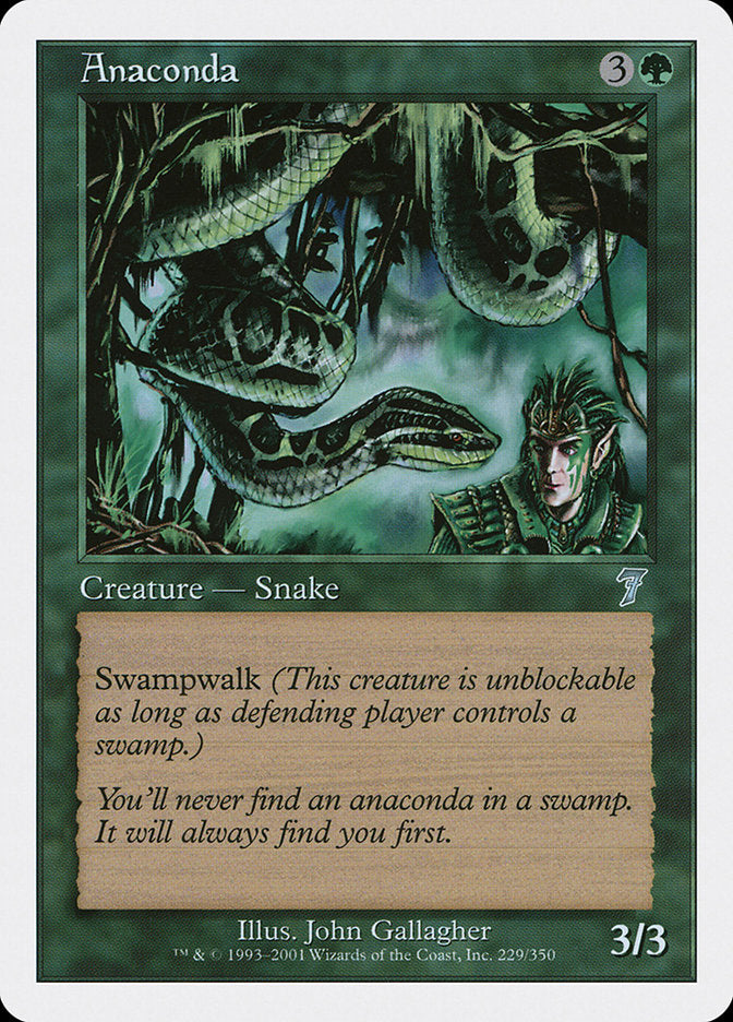 Anaconda [Seventh Edition] Magic: The Gathering