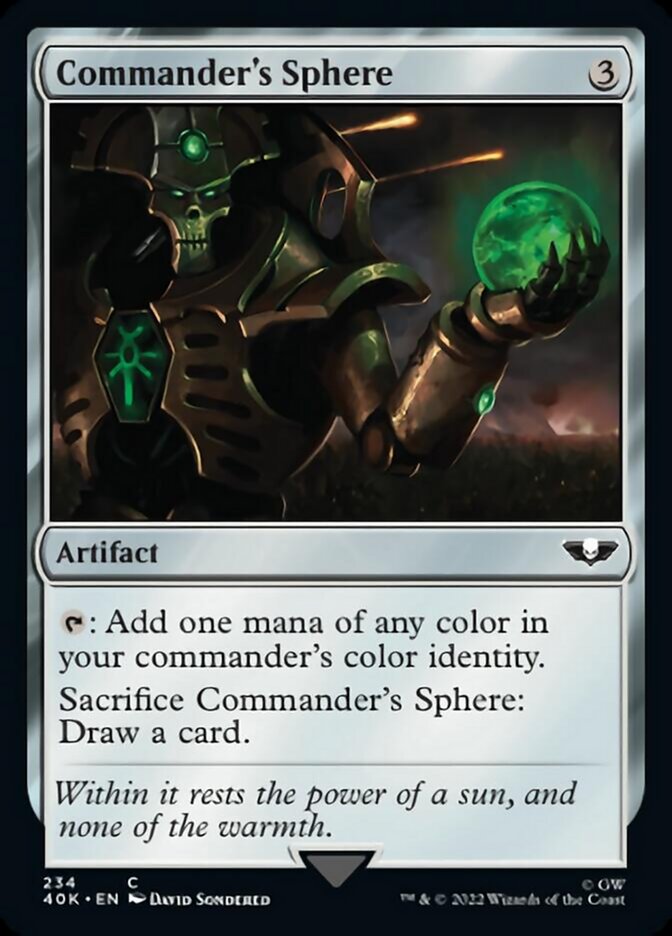 Commander's Sphere (234) [Warhammer 40,000] Magic: The Gathering