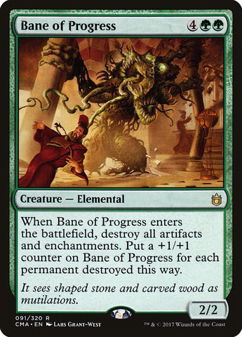 Bane of Progress [Commander Anthology] Magic: The Gathering