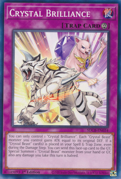 Crystal Brilliance [SDCB-EN034] Common Yu-Gi-Oh!