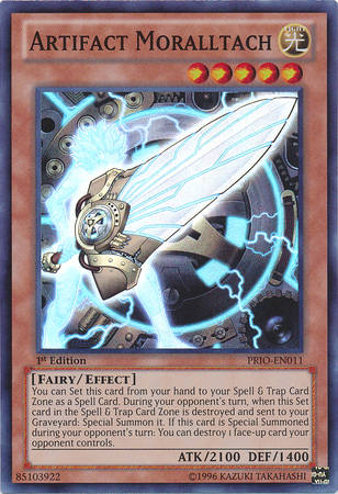 Artifact Moralltach [PRIO-EN011] Super Rare Yu-Gi-Oh!