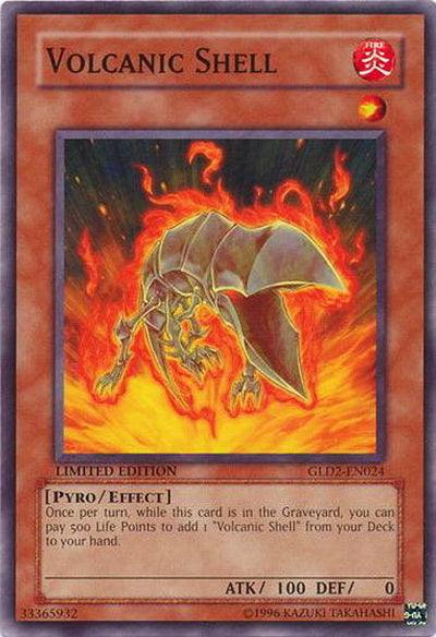Volcanic Shell [GLD2-EN024] Common Yu-Gi-Oh!