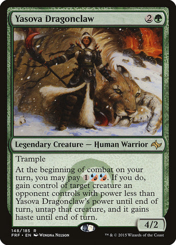 Yasova Dragonclaw [Fate Reforged] Magic: The Gathering
