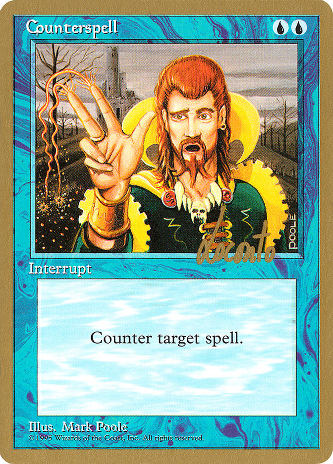 Counterspell (Michael Loconto) [Pro Tour Collector Set] Magic: The Gathering