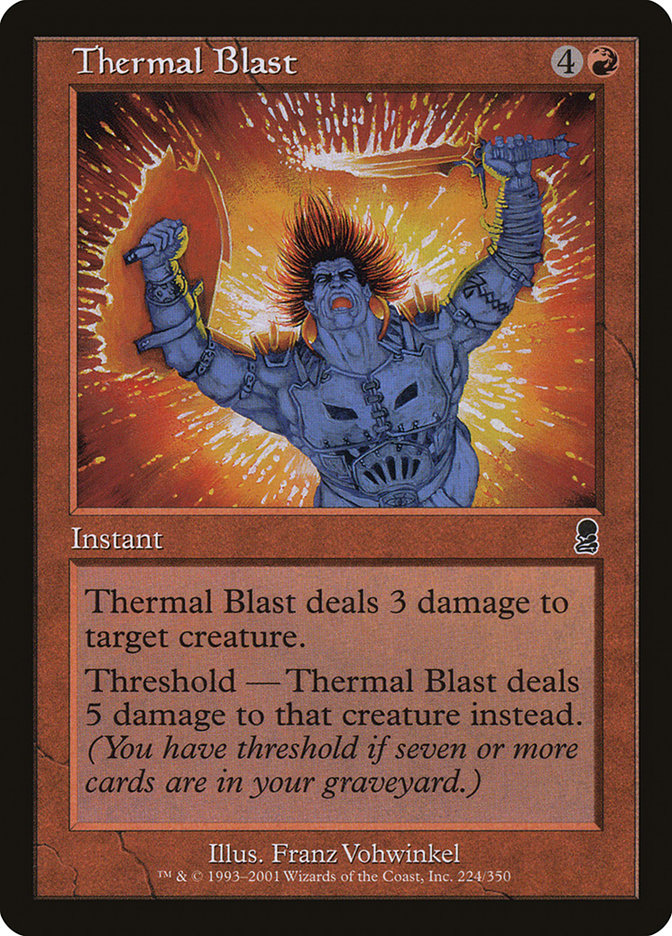 Thermal Blast [Odyssey] Magic: The Gathering