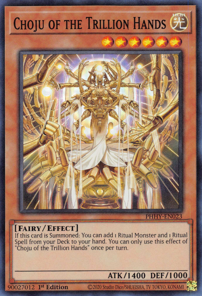 Choju of the Trillion Hands [PHHY-EN023] Super Rare Yu-Gi-Oh!